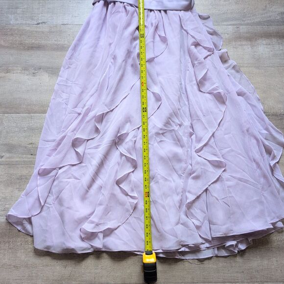 Vera Wang lilac Lavender Purple long Maxi formal dress size 16 Bridalmaid - Picture 4 of 8